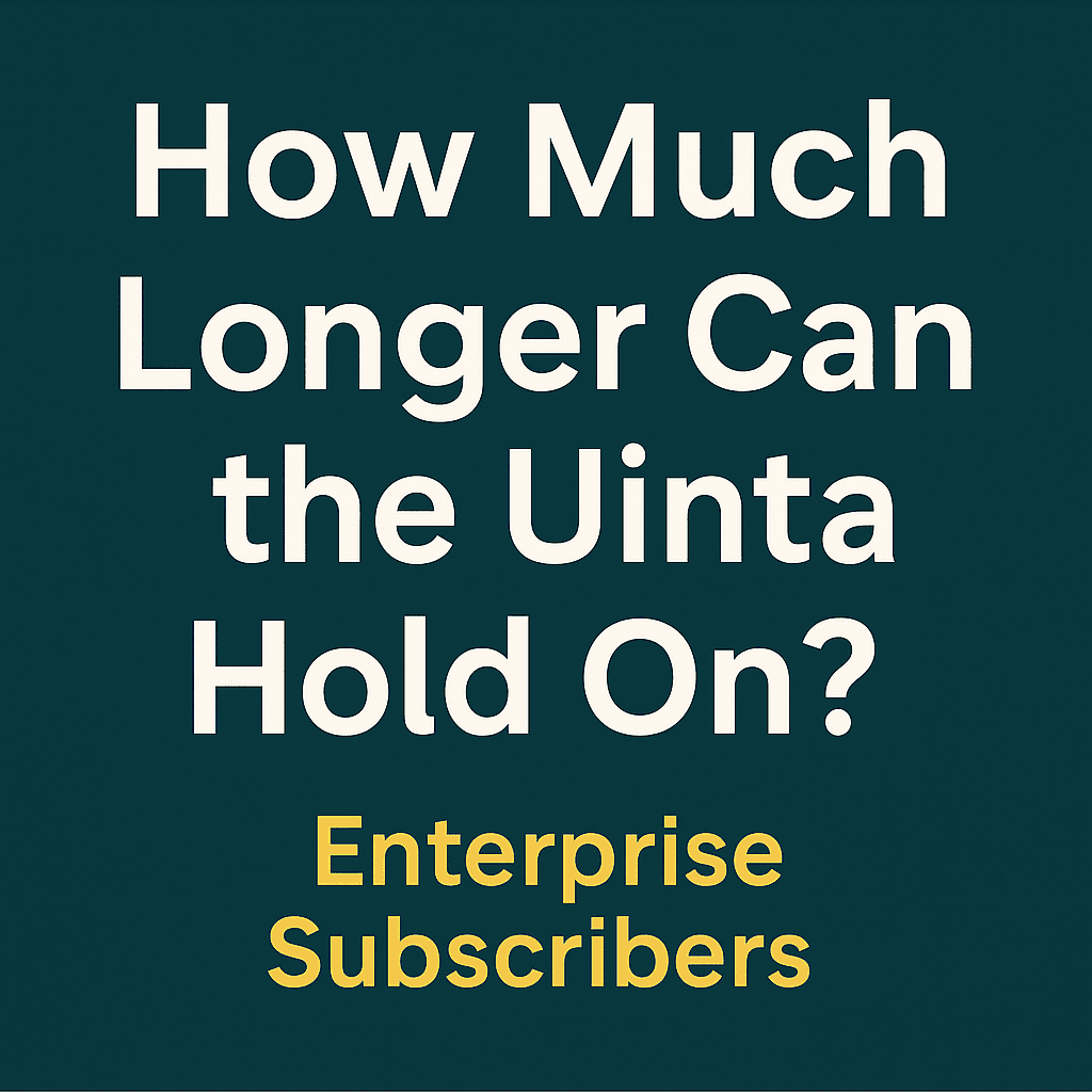 Monday Macro View: How Much Longer Can the Uinta Hold On? Enterprise Subscribers