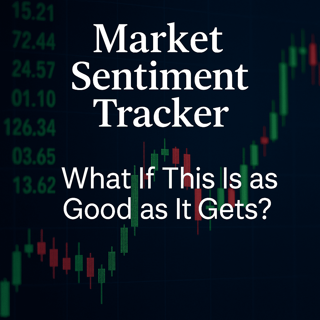 Market Sentiment Tracker: What If This Is as Good as It Gets?