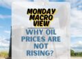 Monday Macro View: Why Oil Prices Are Not Rising ?